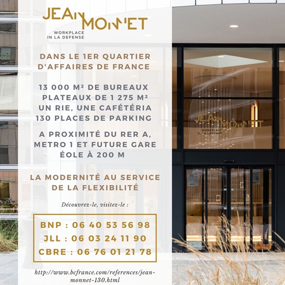 Prise à bail - TEAM BREAK - Immeuble Jean Monnet 