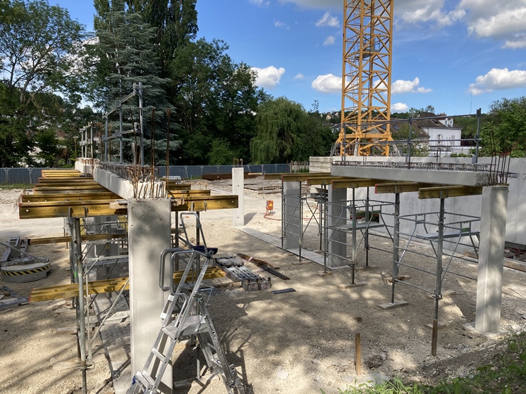 Avancement des travaux sur Villa Giulia