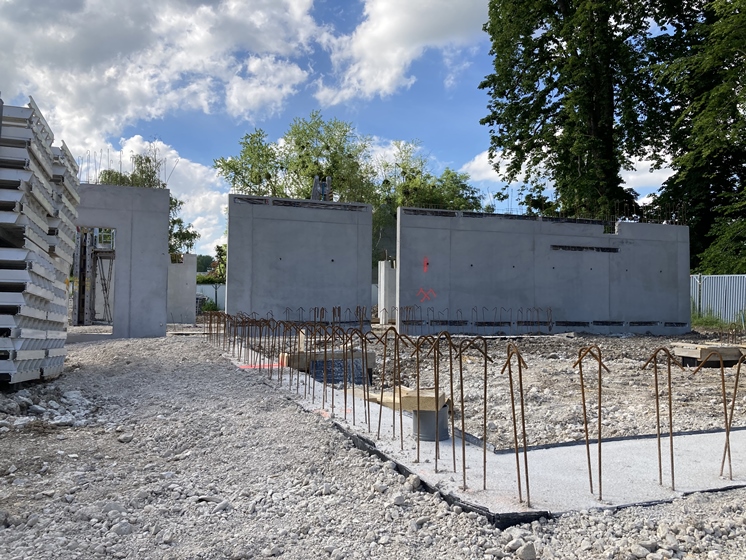 Avancement des travaux sur Villa Giulia