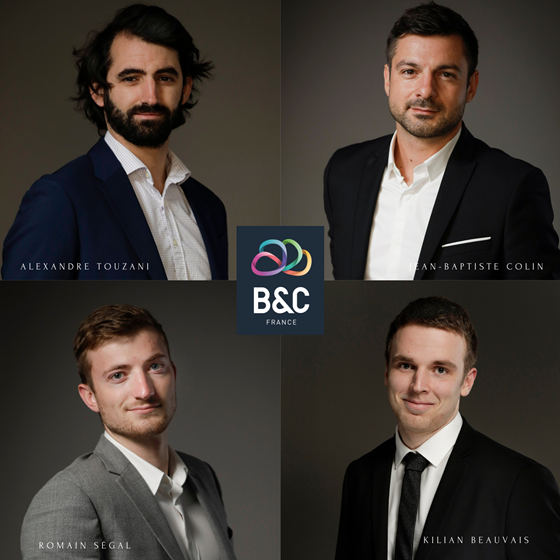 3 nouveaux gestionnaires techniques et un chef de projet chez B&C France